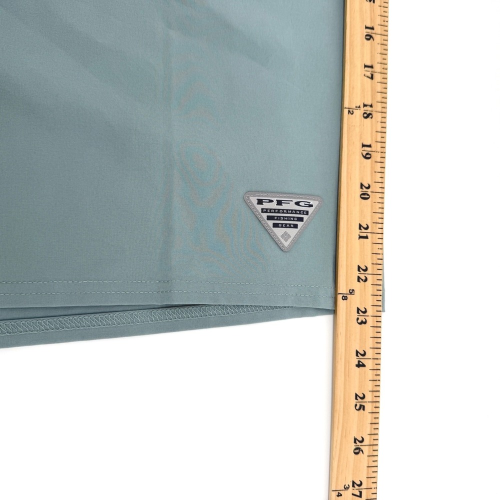Columbia PFG Shorts Mens 6X Crushed Blue Omni-Shade Performance Fishing Gear NEW - Picture 12 of 14
